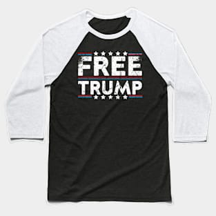 Free Donald Trump Take America Back Election 2024 American Baseball T-Shirt